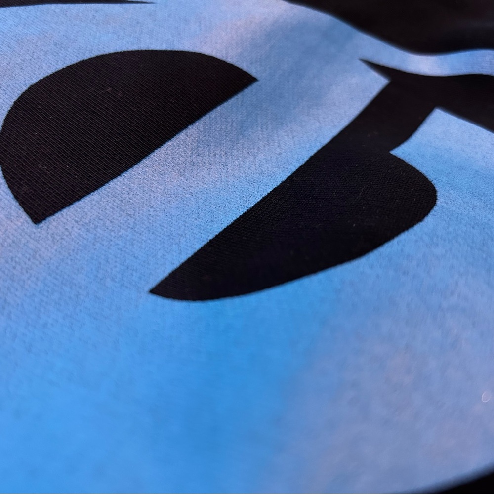 VETEMENTS BLK N BLUE ECSTASY HOODIE 2020 SPRING MEDIUM HOODIE - Picture 16 of 16